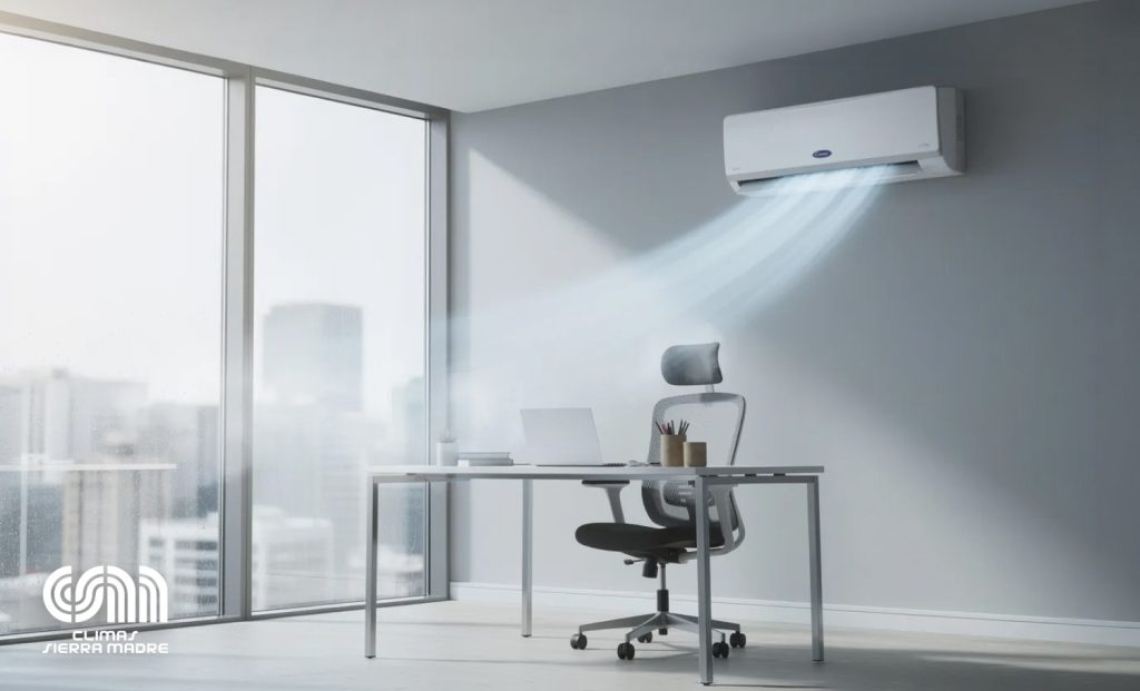 A pesar de la luz del exterior, la habitación se mantiene fresca y confortable gracias al eficiente sistema de enfriamiento del aire acondicionado.