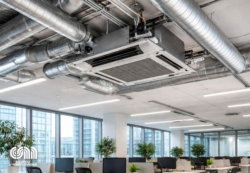 Sistema Fan Coil instalado.